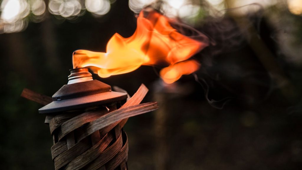 炎が炎上している画像