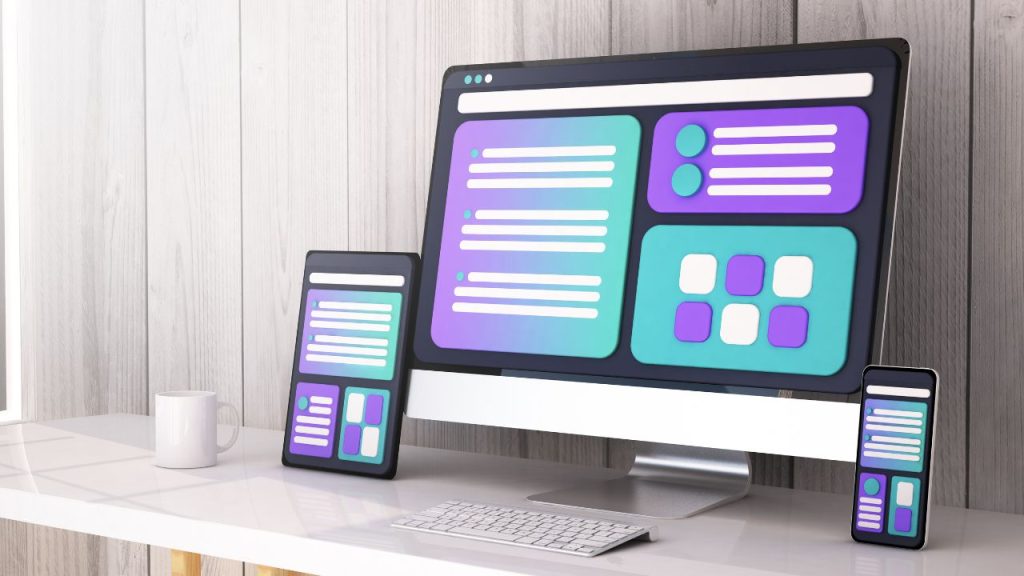 複数のタブレットのホームページ