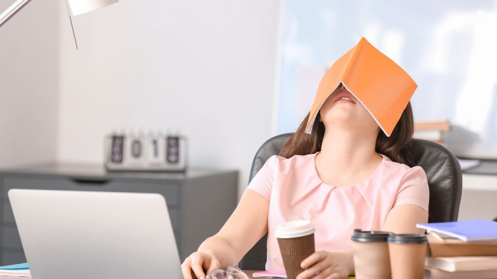 疲れてしまった女性