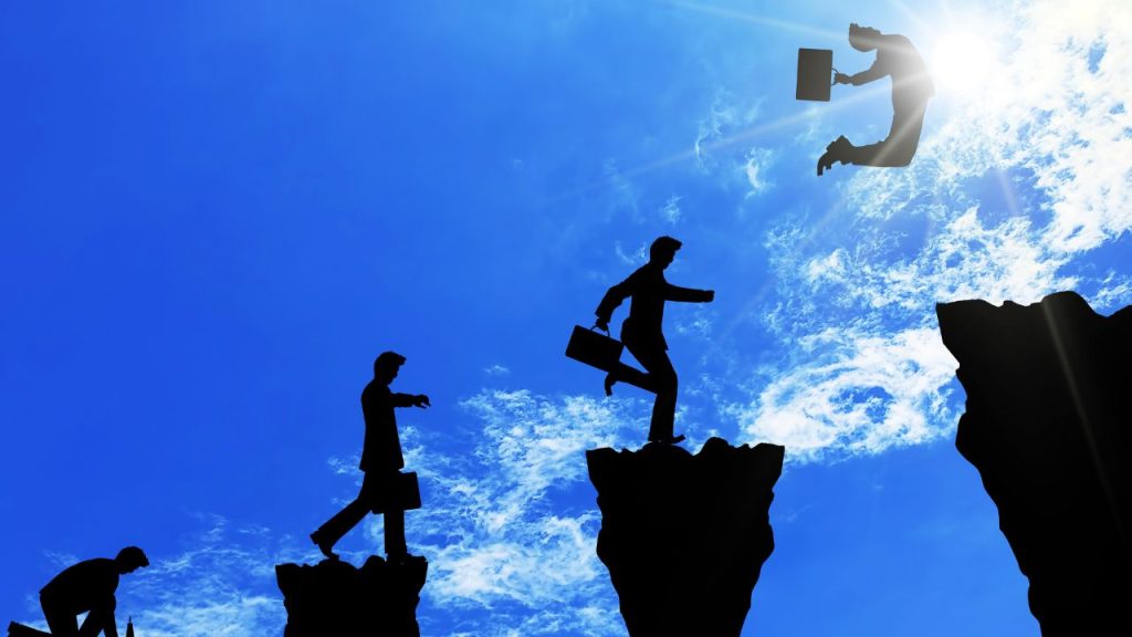 ステップアップをしている人